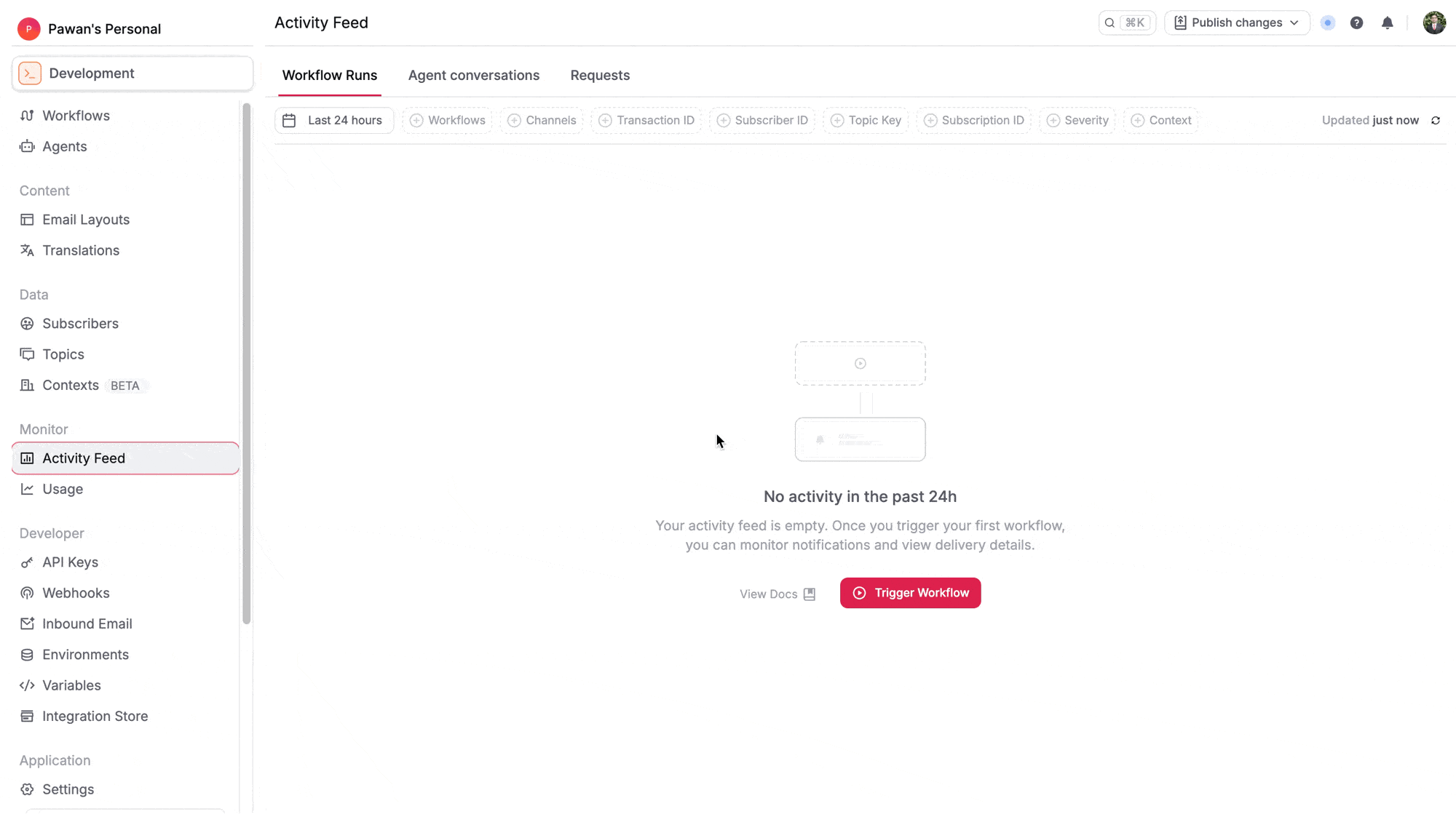Manage agent conversations list